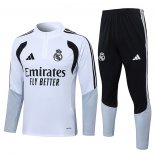 Chandal de Sudadera del Real Madrid Nino 26-27 Blanco