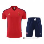 Chandal del Ajax Manga Corta 22-23 Rojo - Pantalon Corto