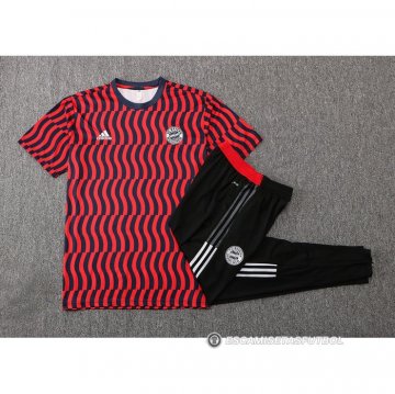 Chandal del Bayern Munich Manga Corta 2022 Rojo