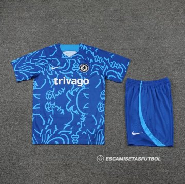 Chandal del Chelsea Manga Corta 2022-2023 Azul - Pantalon Corto