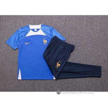 Chandal del Francia Manga Corta 22-23 Azul