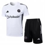 Chandal del Inter Miami Manga Corta 25-26 Blanco - Pantalon Corto