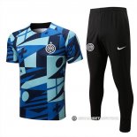 Chandal del Inter Milan Manga Corta 22-23 Azul