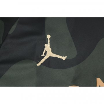 Chandal del Paris Saint-Germain Jordan Manga Corta 2024-25 Verde - Pantalon Corto