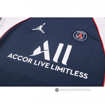 Chandal del Paris Saint-Germain Jordan Manga Corta 22-23 Azul - Pantalon Corto