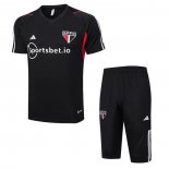 Chandal del Sao Paulo Manga Corta 23-24 Negro - Pantalon Corto