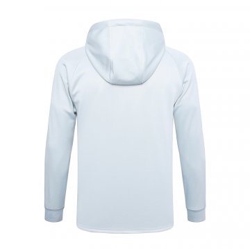 Chaqueta con Capucha del Barcelona 23-24 Blanco