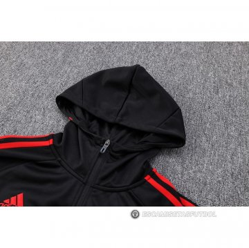 Chaqueta con Capucha del Bayern Munich 23-24 Negro