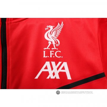 Chaqueta con Capucha del Liverpool 22-23 Rojo