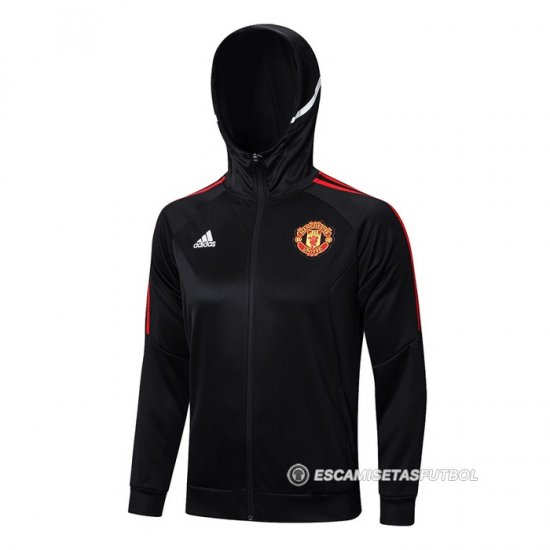 Chaqueta con Capucha del Manchester United 2022-23 Negro - Haga un click en la imagen para cerrar