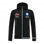 Chaqueta con Capucha del Napoli 22-23 Negro