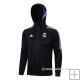 Chaqueta con Capucha del Real Madrid 22-23 Negro