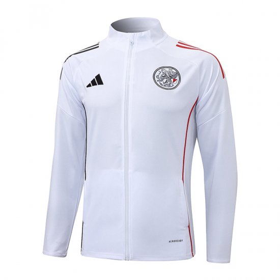 Chaqueta del Ajax 25-26 Blanco - Haga un click en la imagen para cerrar