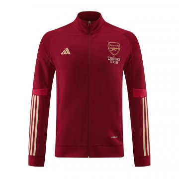 Chaqueta del Arsenal 23-24 Rojo Oscuro