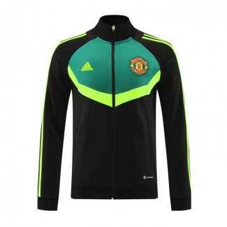 Chaqueta del Manchester United 24-25 Negro y Verde