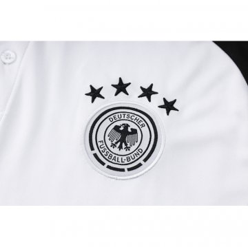 Conjunto Polo del Alemania 24-25 Blanco