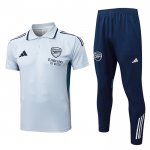 Conjunto Polo del Arsenal 25-26 Gris