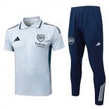 Conjunto Polo del Arsenal 25-26 Gris