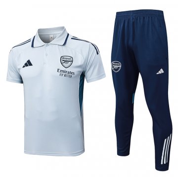Conjunto Polo del Arsenal 25-26 Gris