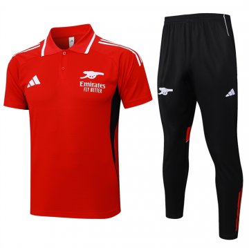 Conjunto Polo del Arsenal 25-26 Rojo