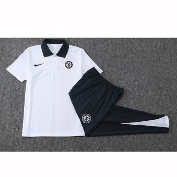 Conjunto Polo del Chelsea 25-26 Blanco