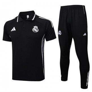 Conjunto Polo del Real Madrid 25-26 Negro