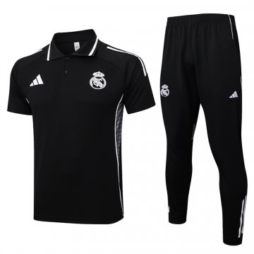 Conjunto Polo del Real Madrid 25-26 Negro