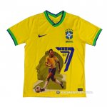 Tailandia Camiseta Brasil Pele Special 2022 Amarillo