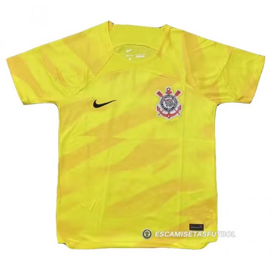 Tailandia Camiseta Corinthians Portero 2023 Amarillo - Haga un click en la imagen para cerrar