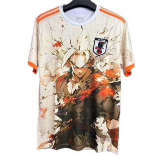 Tailandia Camiseta Japon Samurai 25-26 Blanco Naranja