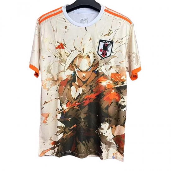 Tailandia Camiseta Japon Samurai 25-26 Blanco Naranja - Haga un click en la imagen para cerrar