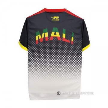 Tailandia Camiseta Mali 2022 Negro y Blanco