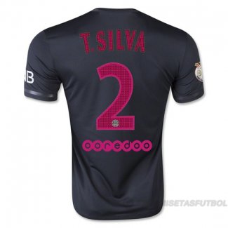 Camiseta Jugador del CavaniSaint-Germain T.Silva 3ª Equipacion 1