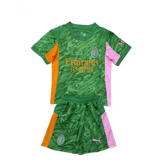 Camiseta AC Milan Portero Nino 25-26 Verde - Haga un click en la imagen para cerrar