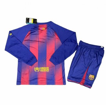Camiseta Barcelona 1ª Manga Larga Nino 25-26