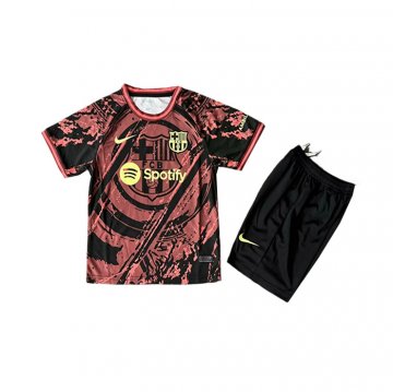 Camiseta Barcelona Special Nino 25-26 Rojo Negro