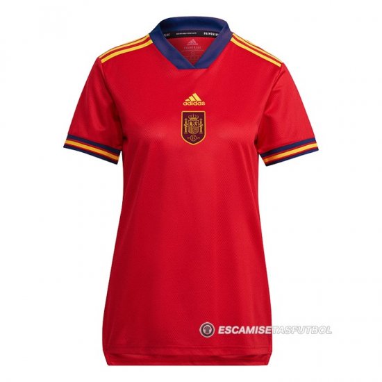 Camiseta Espana 1ª Mujer Euro 2022 - Haga un click en la imagen para cerrar