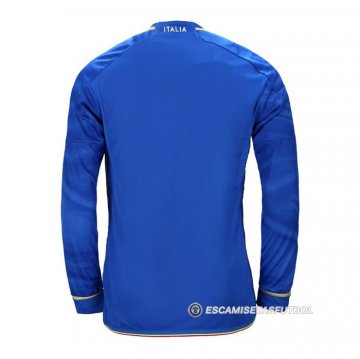 Camiseta Italia 1ª Manga Larga 23-24
