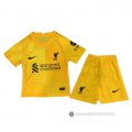 Camiseta Liverpool Portero Nino 21-22 Amarillo