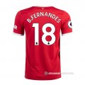 Camiseta Manchester United Jugador B.Fernandes Primera 21-22