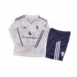 Camiseta Manchester United 2ª Manga Larga Nino 25-26