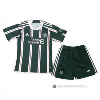 Camiseta Manchester United 2ª Nino 23-24