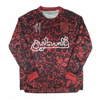Camiseta Palestina Special Manga Larga 25-26 Rojo