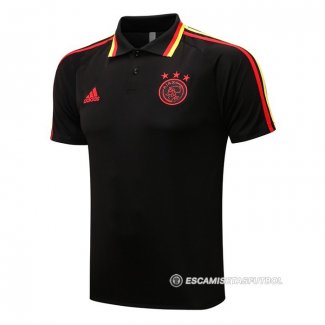 Camiseta Polo del Ajax 22-23 Negro