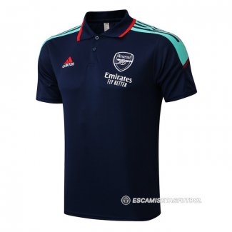 Camiseta Polo del Arsenal 22-23 Azul