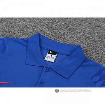 Camiseta Polo del Atletico Madrid 2022-2023 Azul