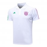 Camiseta Polo del Bayern Munich 23-24 Blanco