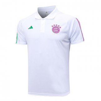 Camiseta Polo del Bayern Munich 23-24 Blanco