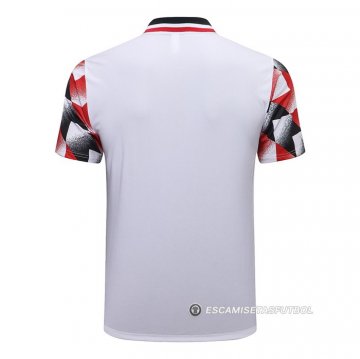 Camiseta Polo del Manchester United 2022-23 Negro y Rojo