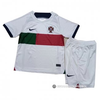 Camiseta Portugal 2ª Nino 2022